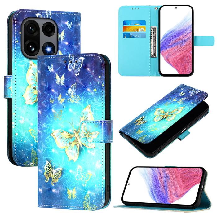 Bild 3,  OnePlus 15 Fodral Med Tryck Guld Fjäril - Teknikhallen.se