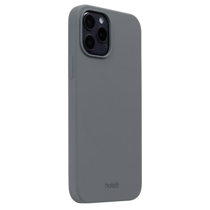 Bild 2, holdit holdit iPhone 12 / 12 Pro Mobilskal Silikon Space Gray - Teknikhallen.se