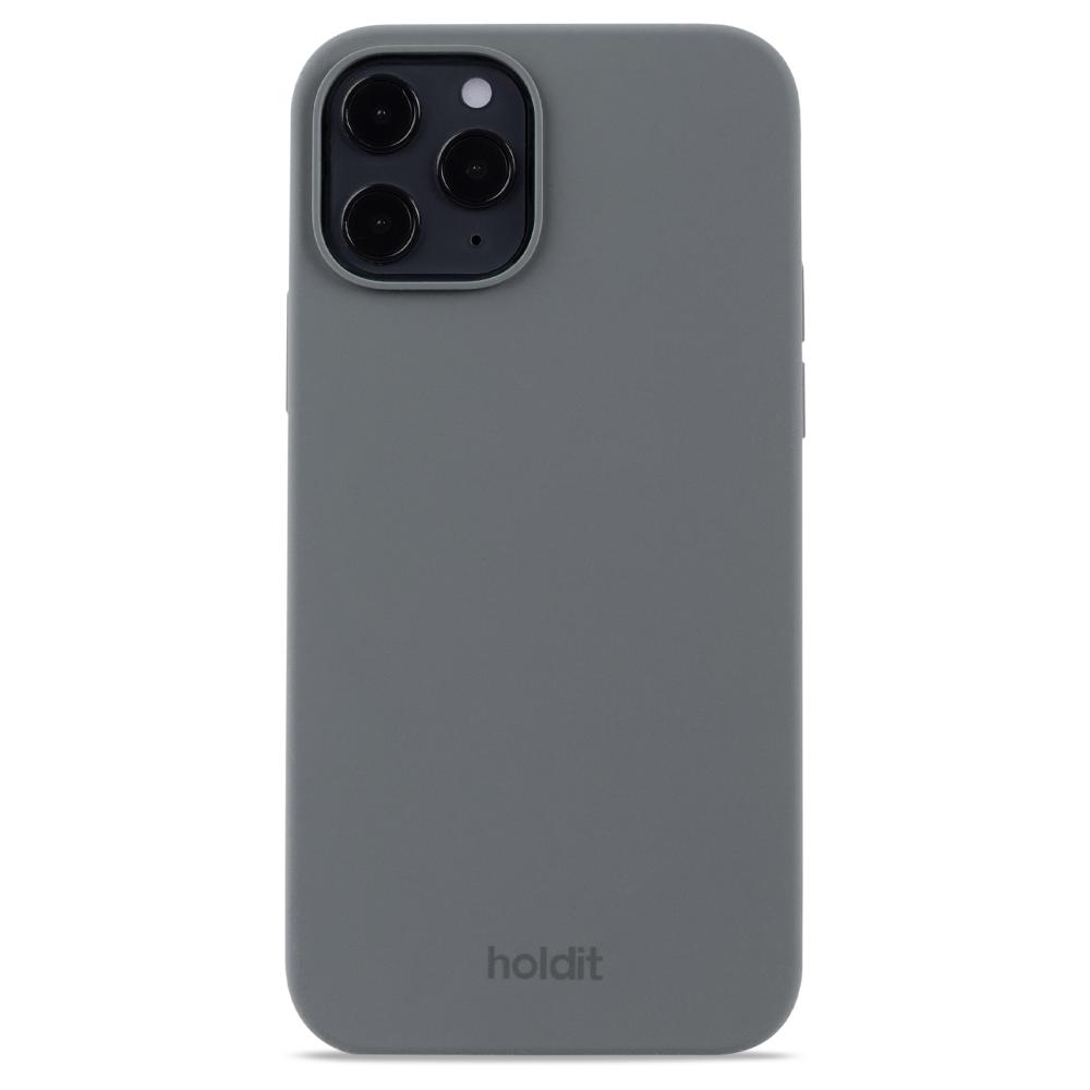 holdit holdit iPhone 12 / 12 Pro Mobilskal Silikon Space Gray - Teknikhallen.se