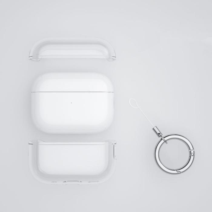 Bild 4, Tech-Protect Tech-Protect Apple AirPods Pro 1/2 Skal FlexAir Transparent - Teknikhallen.se
