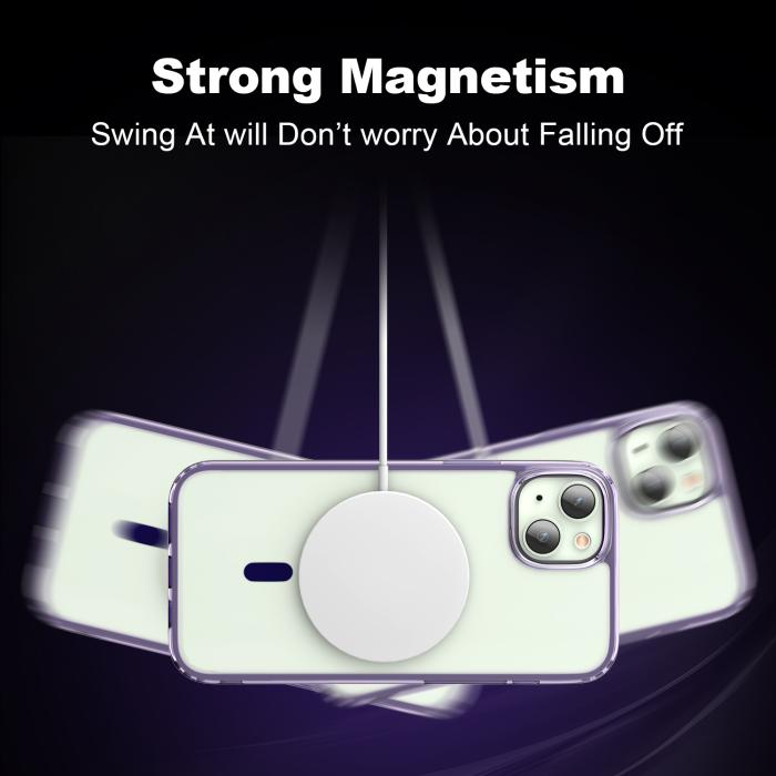 Bild 5, ColorPop ColorPop iPhone 15 Plus Skal CH MagSafe Transparent/Svart - Teknikhallen.se