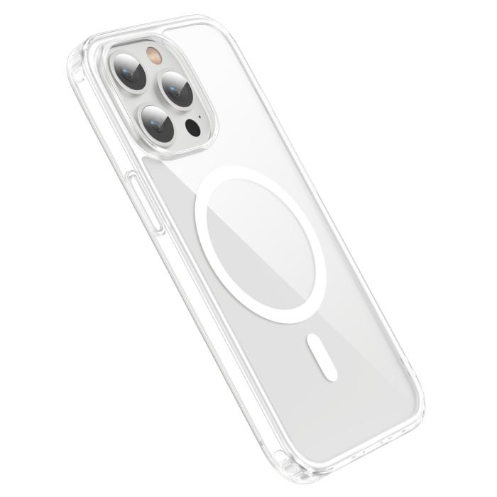 Bild 3, ColorPop ColorPop iPhone 13 Pro Max Skal CH MagSafe Transparent/Vit - Teknikhallen.se