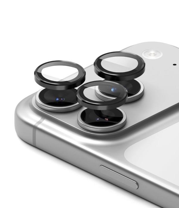 Bild 2, Ringke Ringke iPhone 18 Pro / 18 Pro Max 2-PACK Linsskydd Svart - Teknikhallen.se