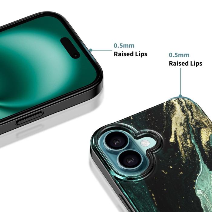 Bild 5, Tech-Protect Tech-Protect iPhone 16 Skal MagSafe Lamano Verde Aura - Teknikhallen.se