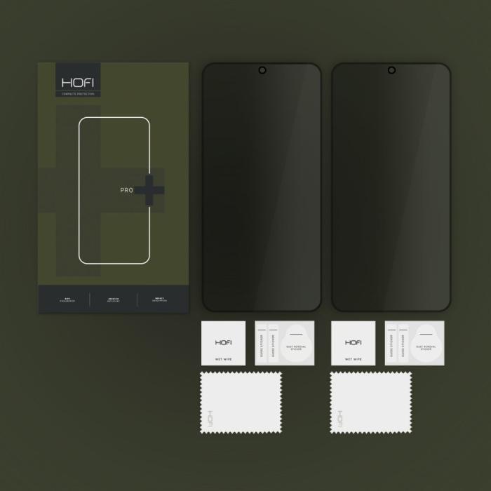 Bild 6, HOFI HOFI Galaxy S25 2-PACK Skärmskydd Pro+ Härdat Glas Privacy - Teknikhallen.se