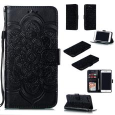  iPhone 7/8 Plus - Mandala Pl&aring;nboksfodral - Svart - Teknikhallen.se