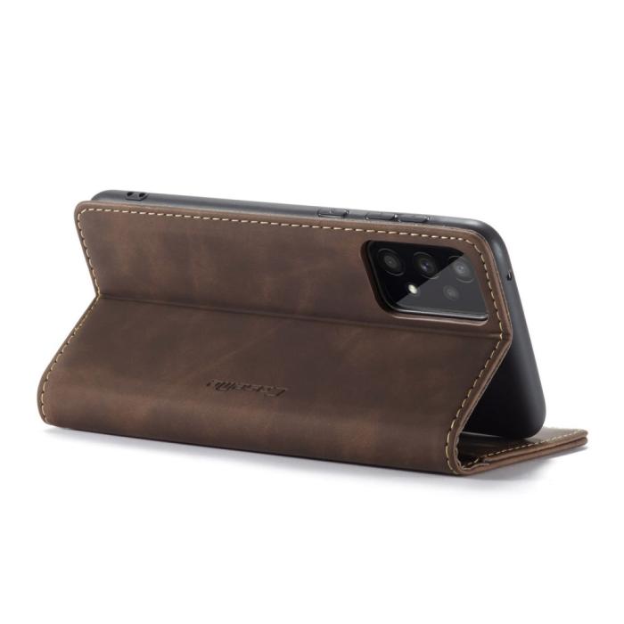 Bild 6, CASEME CASEME Samsung Galaxy A53 5G Fodral Retro Läder Brun - Teknikhallen.se
