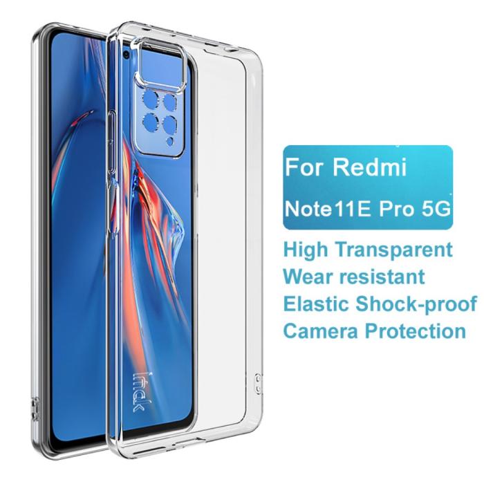 Bild 2, IMAK IMAK Xiaomi Redmi Note 11 Pro 5G Skal Flexibelt TPU - Teknikhallen.se