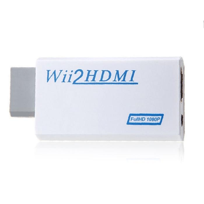 Bild 2,  Wii till HDMI Adapter 1080p För Nintendo Wii Vit - Teknikhallen.se