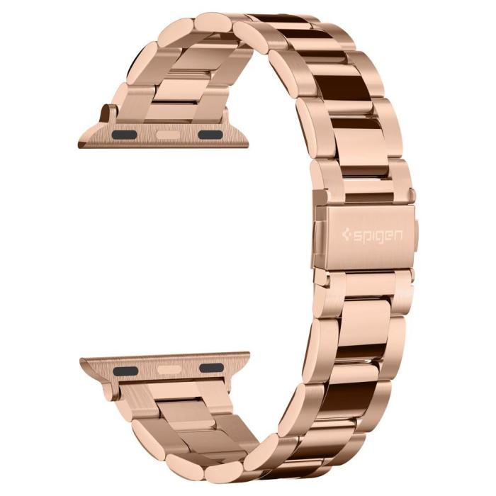 Bild 2, Spigen Spigen Apple Watch 38/40/41/42 mm Armband Modern Fit Roséguld - Teknikhallen.se