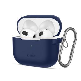 Tech-Protect Tech-Protect AirPods 3 Skal Silikon Hook Navy Blue - Teknikhallen.se