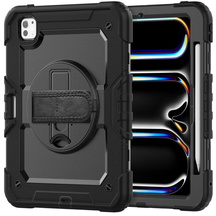 Bild 3, Tech-Protect Tech-Protect iPad Pro 11 2025/2024 Fodral Solid360 Svart - Teknikhallen.se