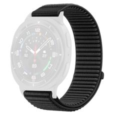  Galaxy Watch 8 46/44/40 mm Armband Nylon Loop Svart - Teknikhallen.se