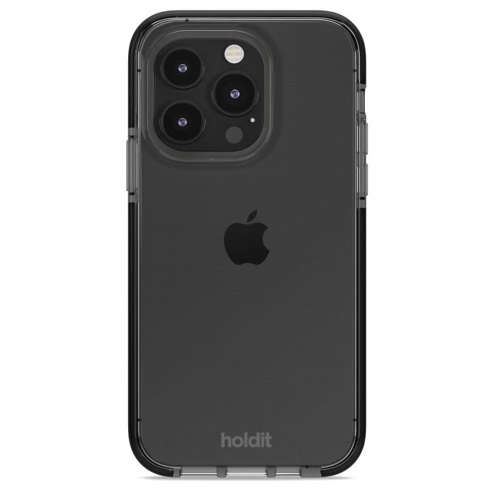 Bild 2, holdit holdit iPhone 15 Pro Mobilskal Seethru Svart - Teknikhallen.se