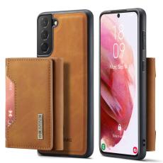 DG.MING DG.MING Galaxy S23 Plus Skal Med Magnetisk Pl&aring;nbok Brun - Teknikhallen.se