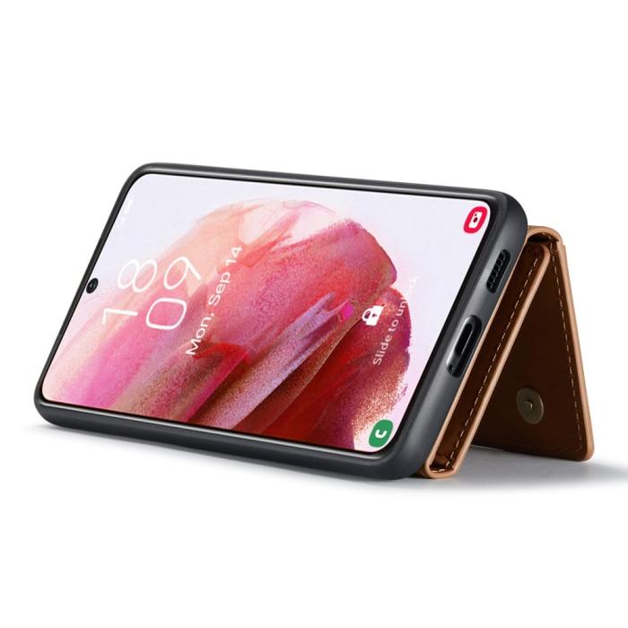 Bild 2, DG.MING DG.MING Galaxy S23 Plus Skal Med Magnetisk Plånbok Brun - Teknikhallen.se