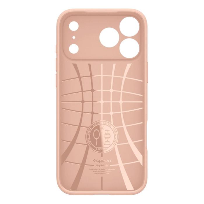 Bild 3, Spigen Spigen iPhone 18 Pro Max / 17 Pro Max Skal Liquid Air Rose Titanium - Teknikhallen.se