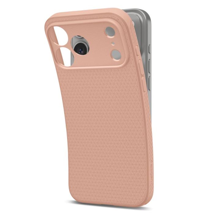 Bild 4, Spigen Spigen iPhone 18 Pro Max / 17 Pro Max Skal Liquid Air Rose Titanium - Teknikhallen.se