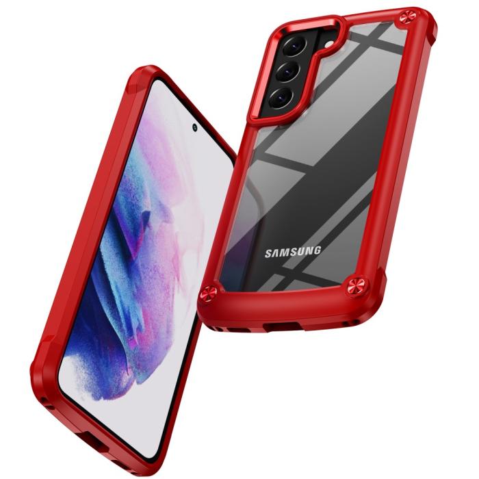 Bild 2,  Samsung Galaxy S23 Skal Xtreme Shockproof Hybrid Röd - Teknikhallen.se