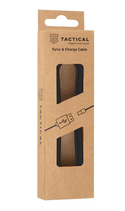 Bild 2, Tactical Tactical 1m 15W 3A USB-C/USB-C Laddkabel Smooth Svart - Teknikhallen.se