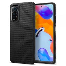 Spigen Spigen Xiaomi Redmi Note 11 Pro 5G Skal Liquid Air Matt Svart - Teknikhallen.se