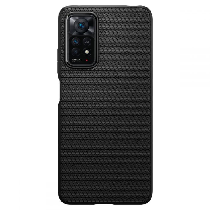 Bild 2, Spigen Spigen Xiaomi Redmi Note 11 Pro 5G Skal Liquid Air Matt Svart - Teknikhallen.se