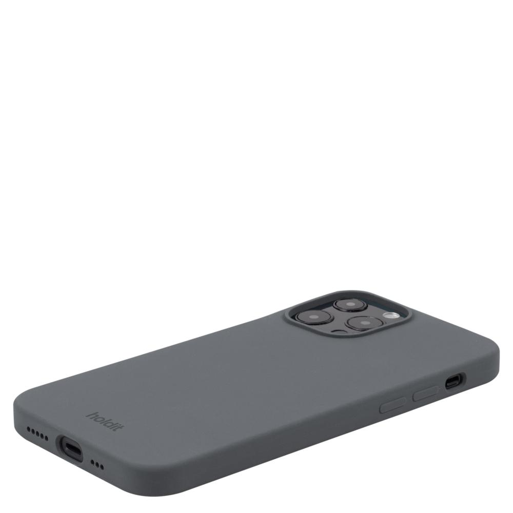 holdit holdit iPhone 13 Pro Mobilskal Silikon Space Gray - Teknikhallen.se