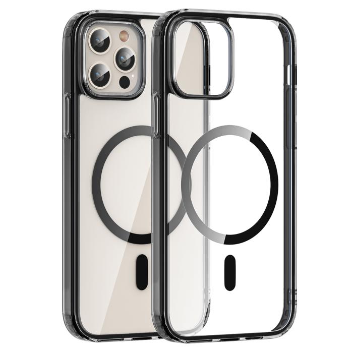 Bild 2, ColorPop ColorPop iPhone 12 Pro Max Skal CH MagSafe Transparent/Svart - Teknikhallen.se