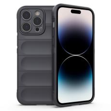  iPhone 14 Pro Max Skal Magic Shield TPU M&ouml;rk Gr&aring; - Teknikhallen.se