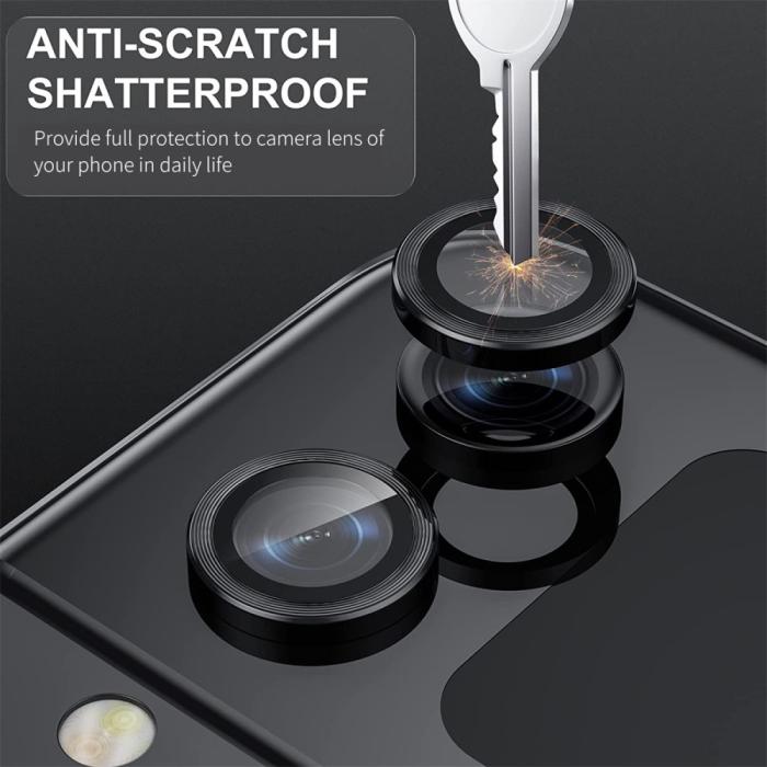 Bild 2, ENKAY ENKAY Galaxy Z Flip 5 Linsskydd Aluminium Härdat Glas Fade - Teknikhallen.se