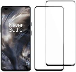  OnePlus Nord - 2-Pack Heltäckande Skärmskydd i Härdat Glas - Teknikhallen.se