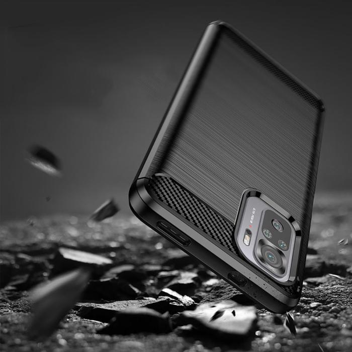 Bild 3, Tech-Protect Tech-Protect Xiaomi Redmi Note 10S Skal Borstad Stål Textur Svart - Teknikhallen.se