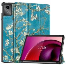  Lenovo Tab M11 Fodral Tri-Fold L&auml;der Peach Blossom - Teknikhallen.se