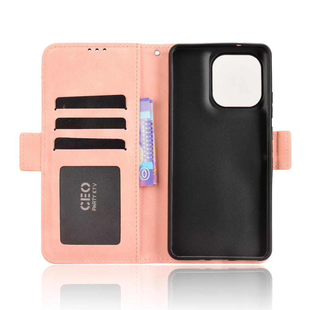  Motorola Moto G86 Power 5G Fodral Med Avtagbart Kortfack Rosa - Teknikhallen.se