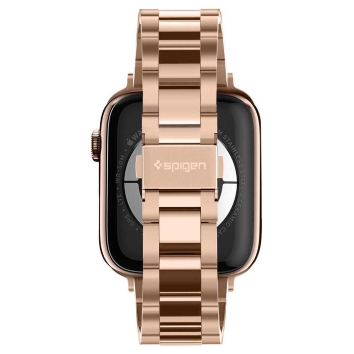 Bild 5, Spigen Spigen Apple Watch 38/40/41/42 mm Armband Modern Fit Roséguld - Teknikhallen.se