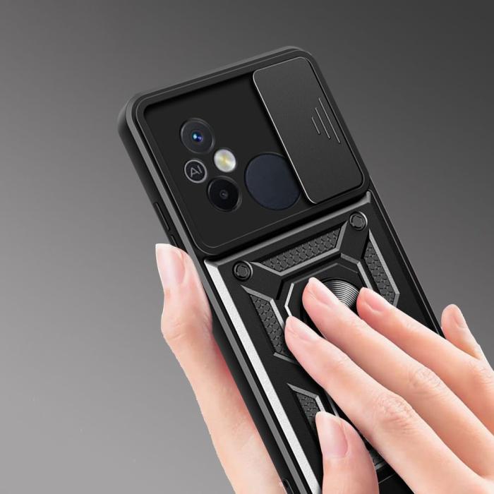 Bild 5, Tech-Protect Tech-Protect Xiaomi Redmi 12C Skal CamShield Pro Svart - Teknikhallen.se