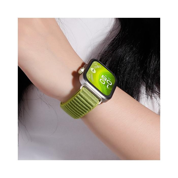 Bild 4,  Galaxy Watch 8 46/44/40 mm Armband Nylon Loop Svart - Teknikhallen.se