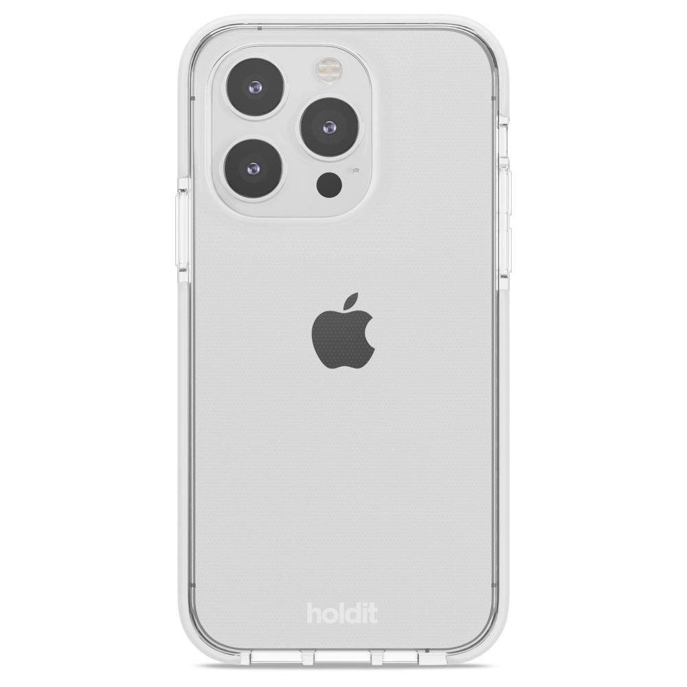 holdit holdit iPhone 15 Pro Mobilskal Seethru Vit - Teknikhallen.se