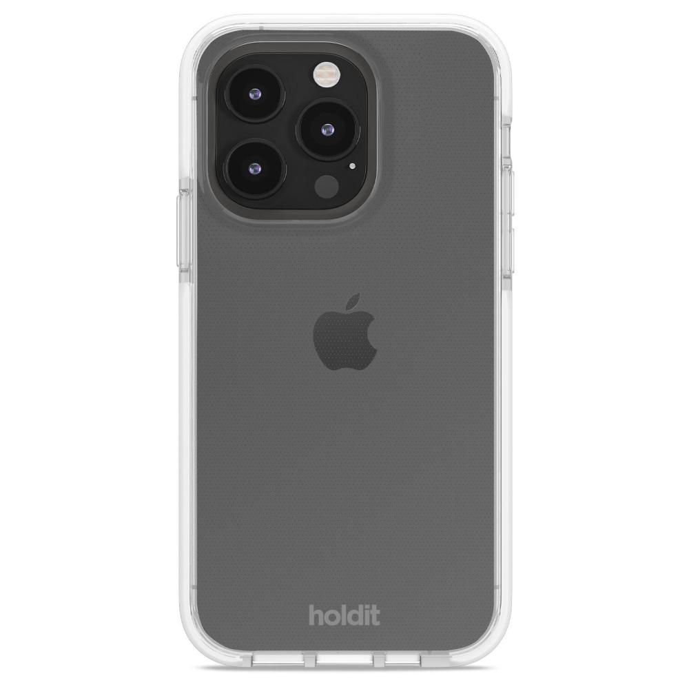 holdit holdit iPhone 15 Pro Mobilskal Seethru Vit - Teknikhallen.se