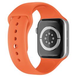 ColorPop Apple Watch 38/40/41 mm Silikon Armband (M/L) Orange - Teknikhallen.se