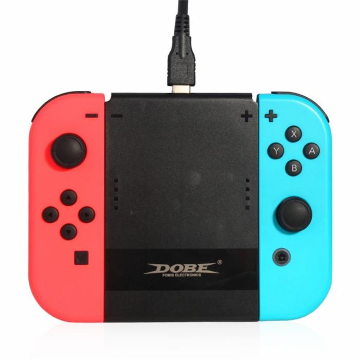 Bild 2, DOBE DOBE Nintendo Switch Joy-Con Charging Grip Svart - Teknikhallen.se