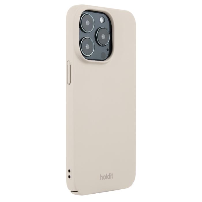 Bild 2, holdit holdit iPhone 15 Pro Mobilskal Slim Light Beige - Teknikhallen.se