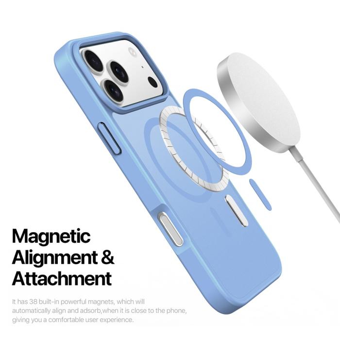 Bild 6, DUX DUCIS DUX DUCIS iPhone 17 Pro Max Skal MagSafe Yind Series Blå - Teknikhallen.se