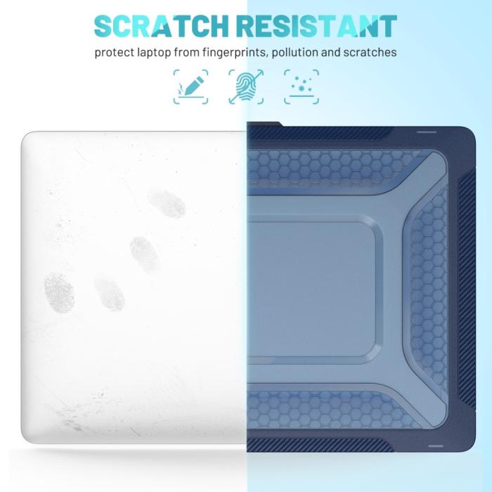 Bild 6,  MacBook Pro 16 2021-2023 Skal Med Kickstand Safirblå - Teknikhallen.se