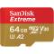 SanDisk SanDisk MicroSDXC Extreme 64 GB 170MB/s Inkl. Adapter - Teknikhallen.se