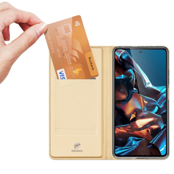 Bild 2, DUX DUCIS DUX DUCIS Xiaomi Redmi Note 12 Pro 5G Fodral Skin Pro Guld - Teknikhallen.se