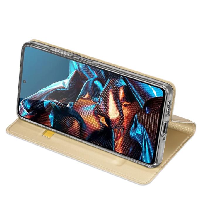 Bild 3, DUX DUCIS DUX DUCIS Xiaomi Redmi Note 12 Pro 5G Fodral Skin Pro Guld - Teknikhallen.se