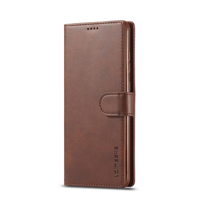 Bild 2, LC.IMEEKE LC.IMEEKE Samsung Galaxy A33 5G Fodral Läder Brun - Teknikhallen.se