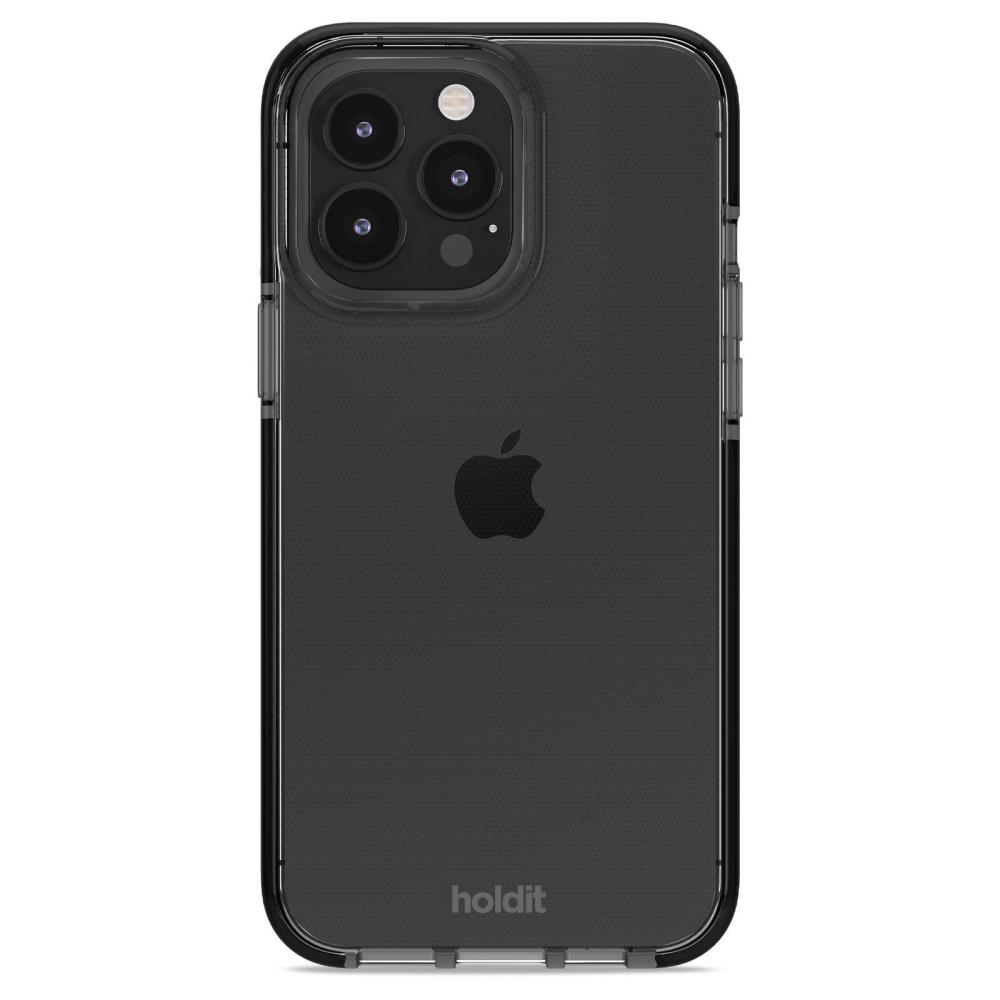 holdit holdit iPhone 15 Pro Max Mobilskal Seethru Svart - Teknikhallen.se