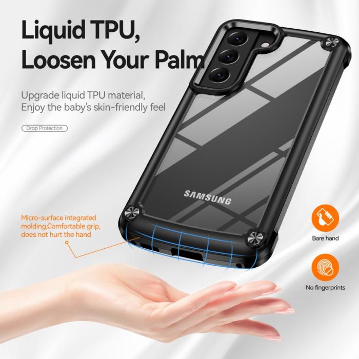 Bild 3,  Samsung Galaxy S23 Skal Xtreme Shockproof Hybrid Svart - Teknikhallen.se